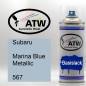 Preview: Subaru, Marina Blue Metallic, 567: 400ml Sprühdose, von ATW Autoteile West.
